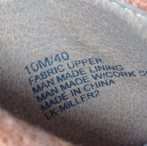 Lucky Brand Miller 2 cork wedge peep toe - Picture 9 of 13